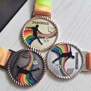 Football Metal Medals Custom Sport Medals