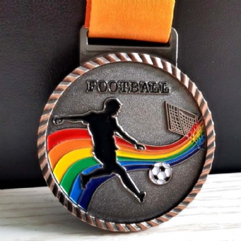 Football Metal Medals Custom Sport Medals