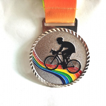 Bicycle Race Metal Medals Custom Medals