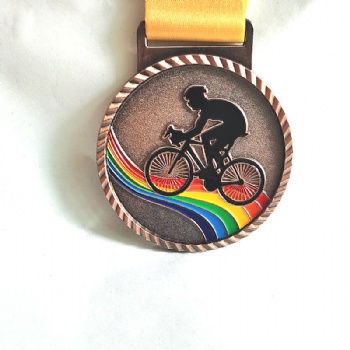 Bicycle Race Metal Medals Custom Medals