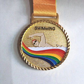 Swimming Metal Medals Custom Medals