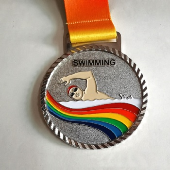 Swimming Metal Medals Custom Medals