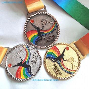 Basketball Metal Medals Custom Medals