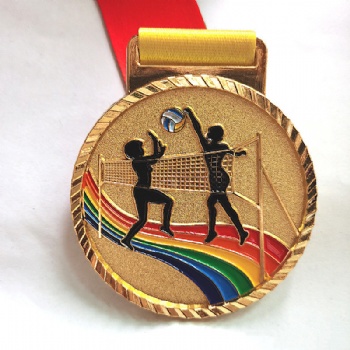 Volleyball Metal Medals Custom Medals