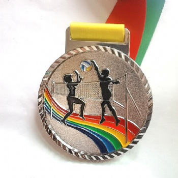 Volleyball Metal Medals Custom Medals