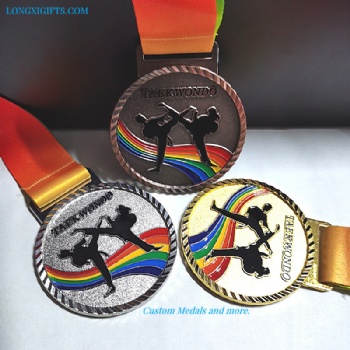Taekwondo Metal Medals Custom Medals