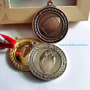 American Football Metal Medals Custom Medals