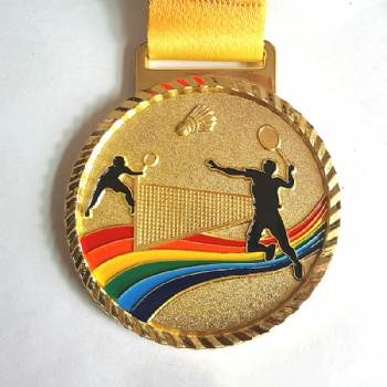 Badminton Metal Medals Custom Medals