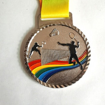 Badminton Metal Medals Custom Medals
