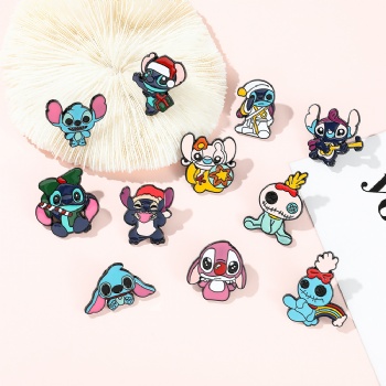 Disney Pins Stitch Cartoon Pins Anime Enamel Pins