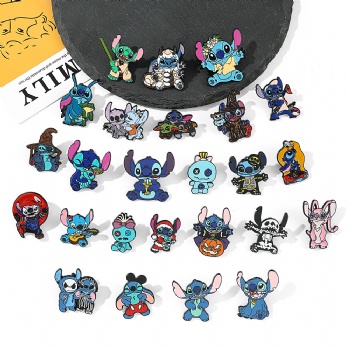 Custom Anime Lapel Pins Stitch Cartoon Pins
