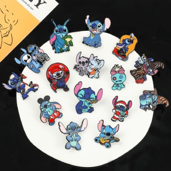 Custom Anime Lapel Pins Stitch Cartoon Pins
