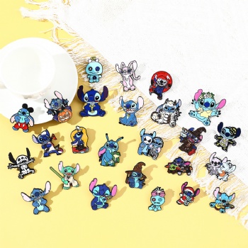 Custom Anime Lapel Pins Stitch Cartoon Pins