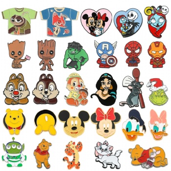 Custom Quality Various Cartoon Soft Enamel Pins