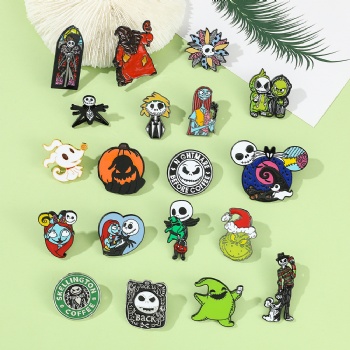 Christmas Eve Horror Pins Creative Cartoon Enamel Pins