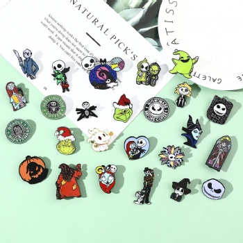 Christmas Eve Horror Pins Creative Cartoon Enamel Pins