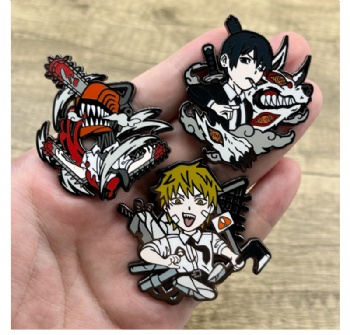 Customize Black Nickel Anime Hard Enamel Lapel Pins