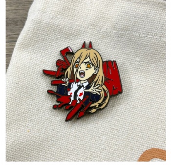 Chainsaw Man Hard Enamel Pins Metal Pin Badge