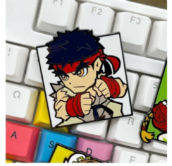 Street Fighter Anime Hard Enamel Pins