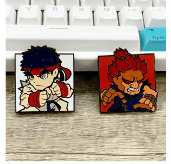 Street Fighter Anime Hard Enamel Pins