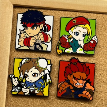 Street Fighter Hard Enamel Pins Custom Lapel Pin