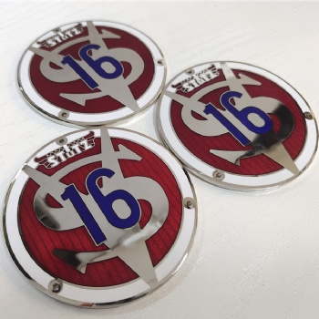 Custom Hard Enamel Car Emblem with 3M adhesive