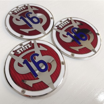 Custom Hard Enamel Car Emblem with 3M adhesive